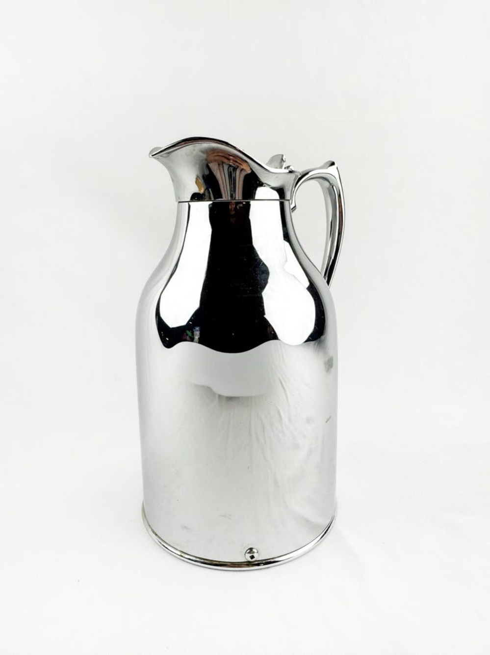 Vintage Thermos Stainless Steel Mirror-Finish Pitcher - Silver